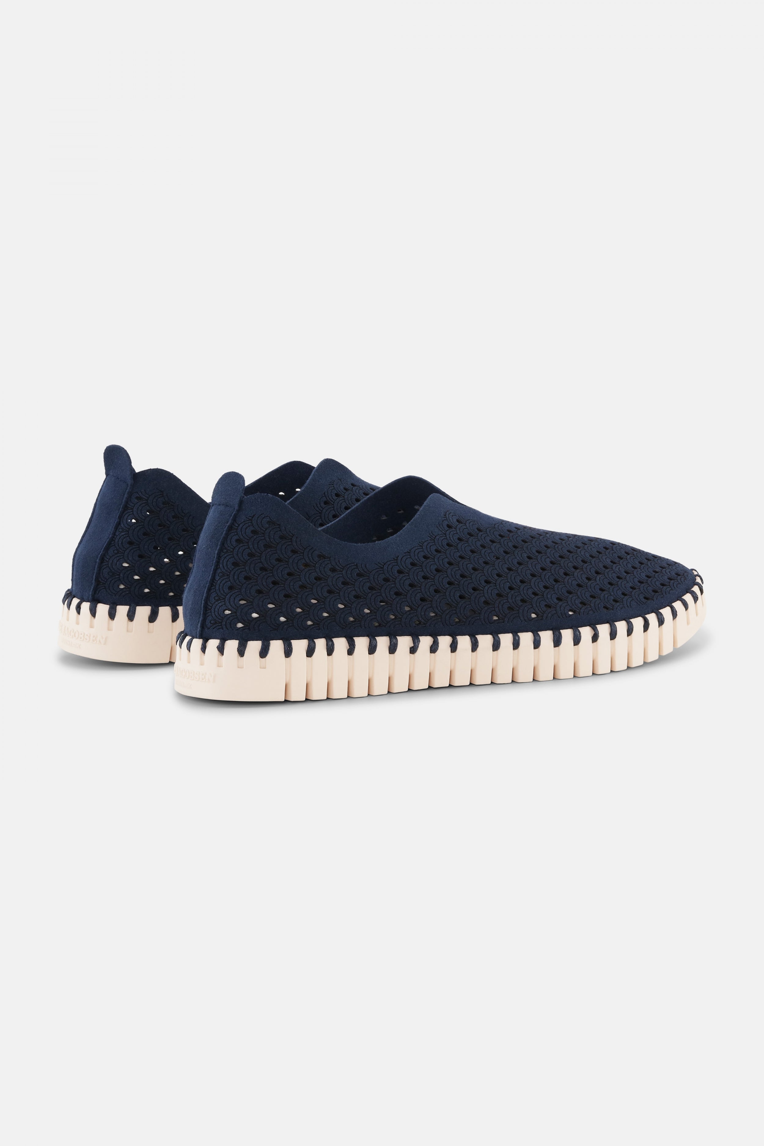 Instappers TULIP3275 beige zool | Dark Indigo | Shoes | Ilse Jacobsen