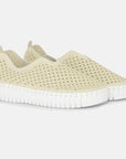 Instappers Platform TULIP3373W witte zool - 121 Milk Creme | Milk Creme | Shoes | Ilse Jacobsen
