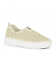 Instappers Platform TULIP3373W witte zool - 121 Milk Creme | Milk Creme | Shoes | Ilse Jacobsen