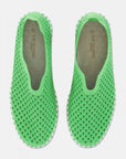 Instappers Platform TULIP3373W witte zool | Bright Green | Shoes | Ilse Jacobsen