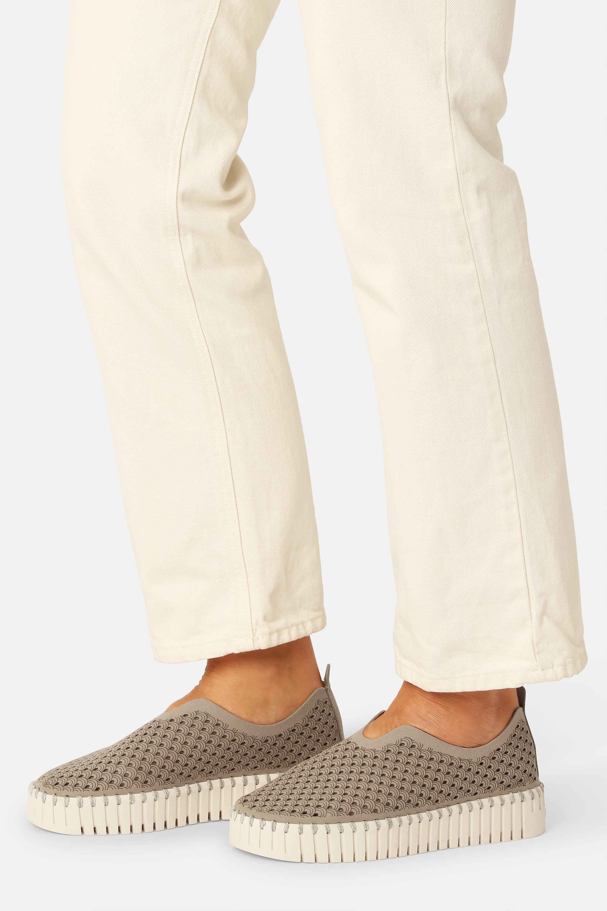 Instappers Platform TULIP3373 | Coriander Pearled Ivory | Shoes | Ilse Jacobsen