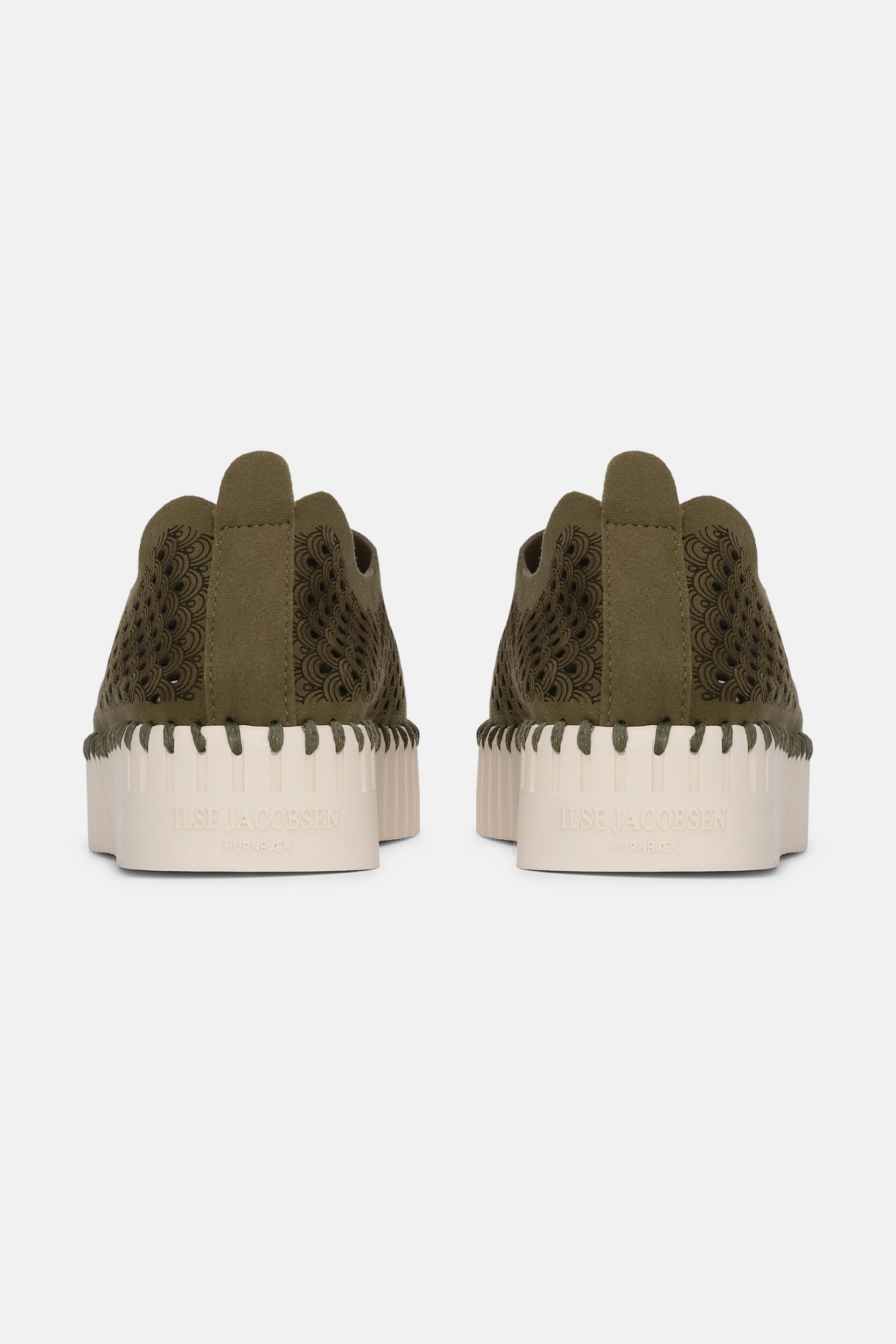 Instappers Platform TULIP3373 | Deep Olive | Shoes | Ilse Jacobsen