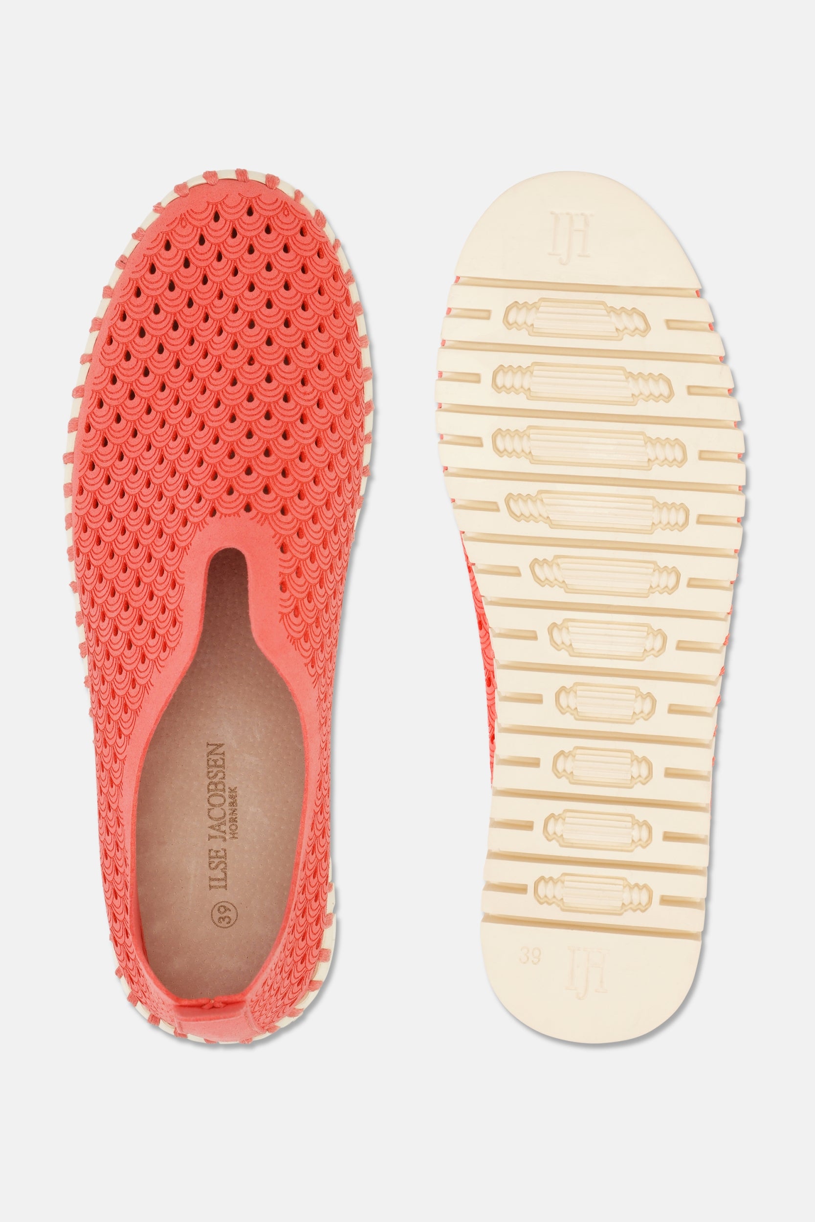 Tulip instapper met plateauzool TULIP3373 | Raspberry | Shoes | Ilse Jacobsen