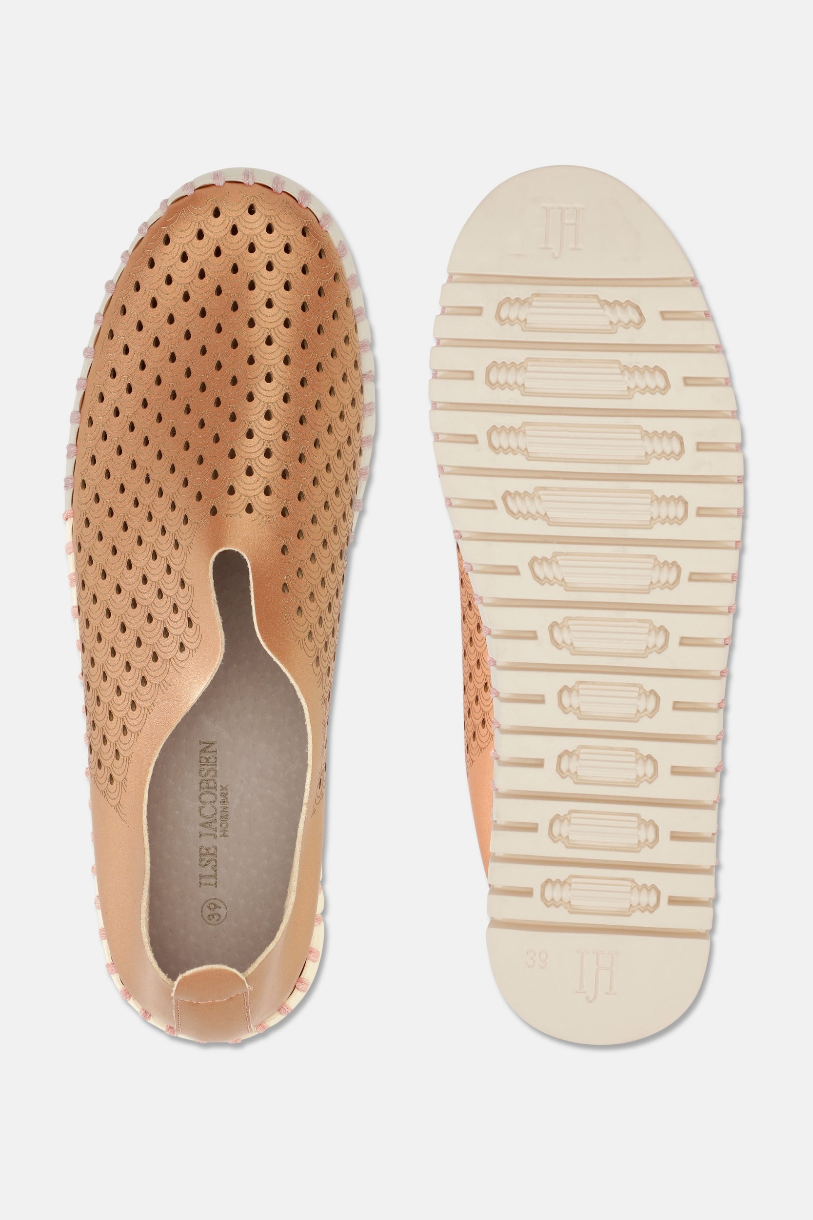 Metallic Instappers TULIP3576 | Rose Gold | Shoes | Ilse Jacobsen