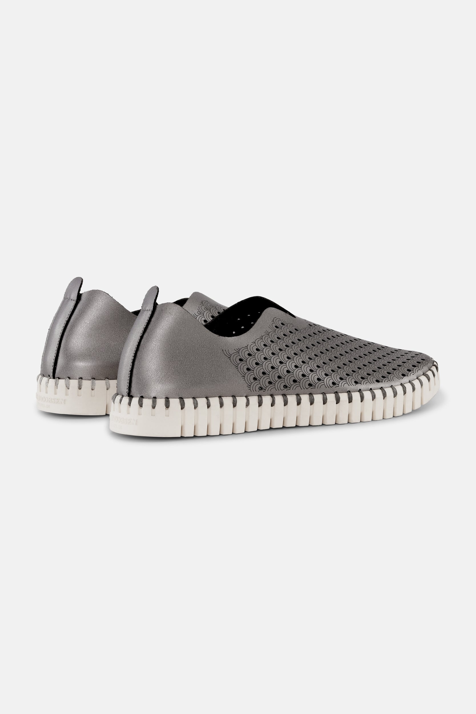 Metallic Instappers TULIP3576 | Metal | Shoes | Ilse Jacobsen