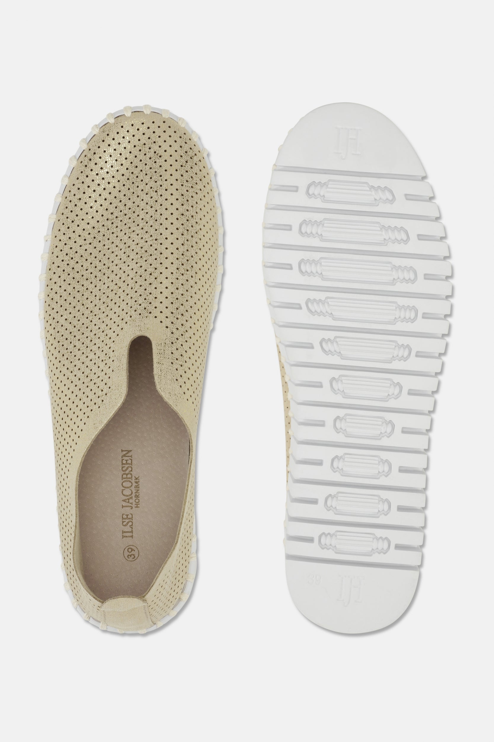 Platform Instappers TULIP3577 | Platin White | Shoes | Ilse Jacobsen