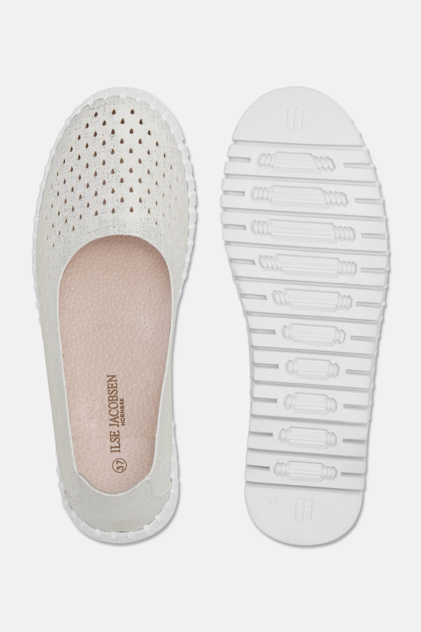 Tulip Ballerina TULIP3578 | White White | Shoes | Ilse Jacobsen