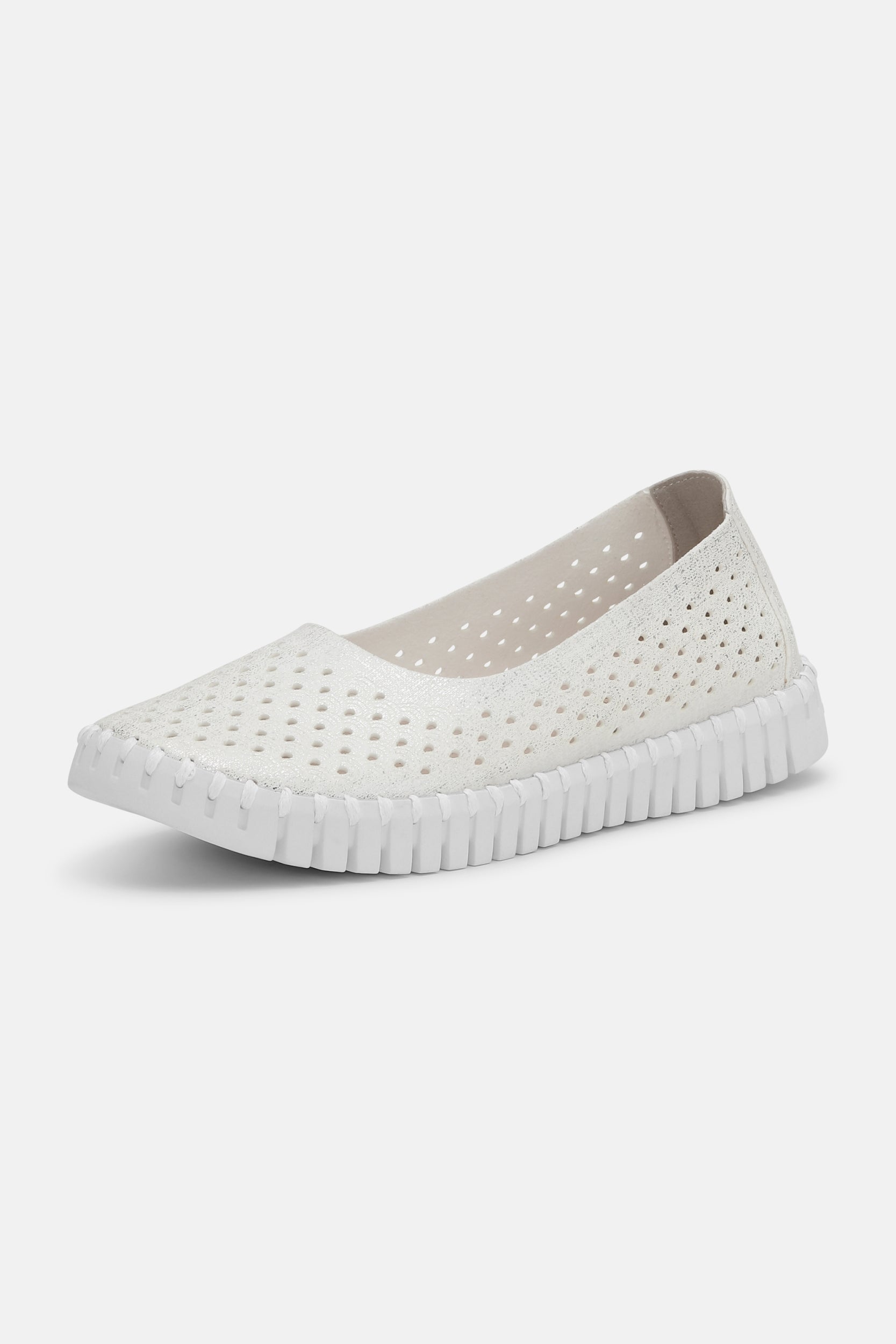Tulip Ballerina TULIP3578 | White White | Shoes | Ilse Jacobsen