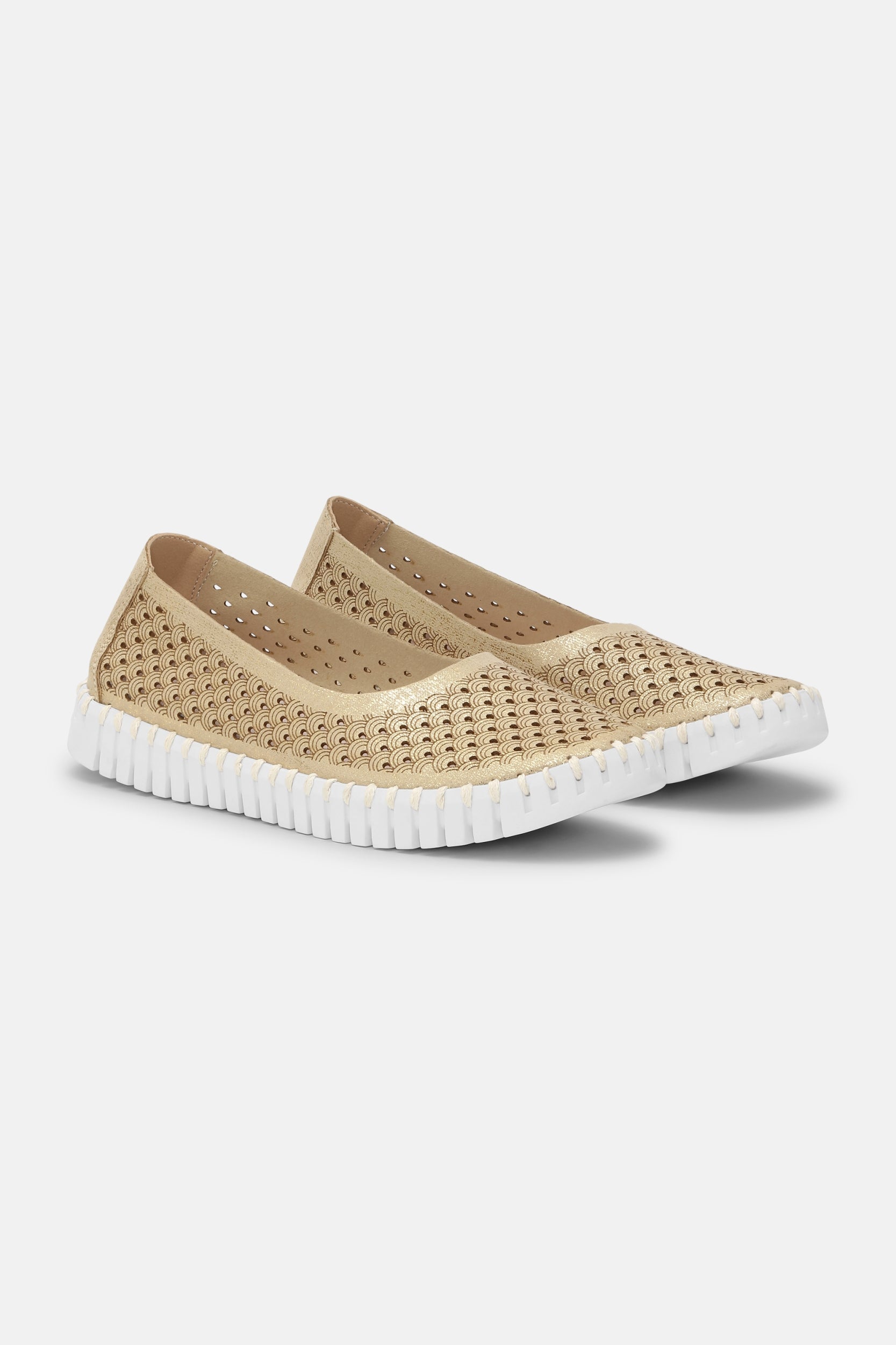 Tulip Ballerina TULIP3578 | Platin White | Shoes | Ilse Jacobsen