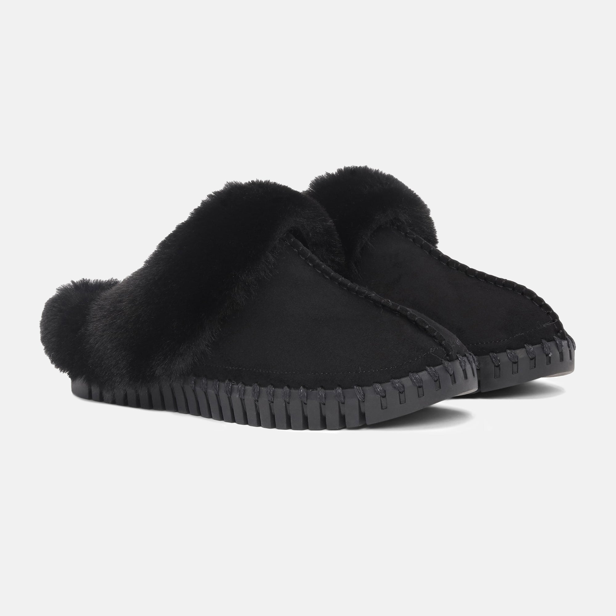 Pantoffels TULIP3871 | Black | Home Shoes | Ilse Jacobsen