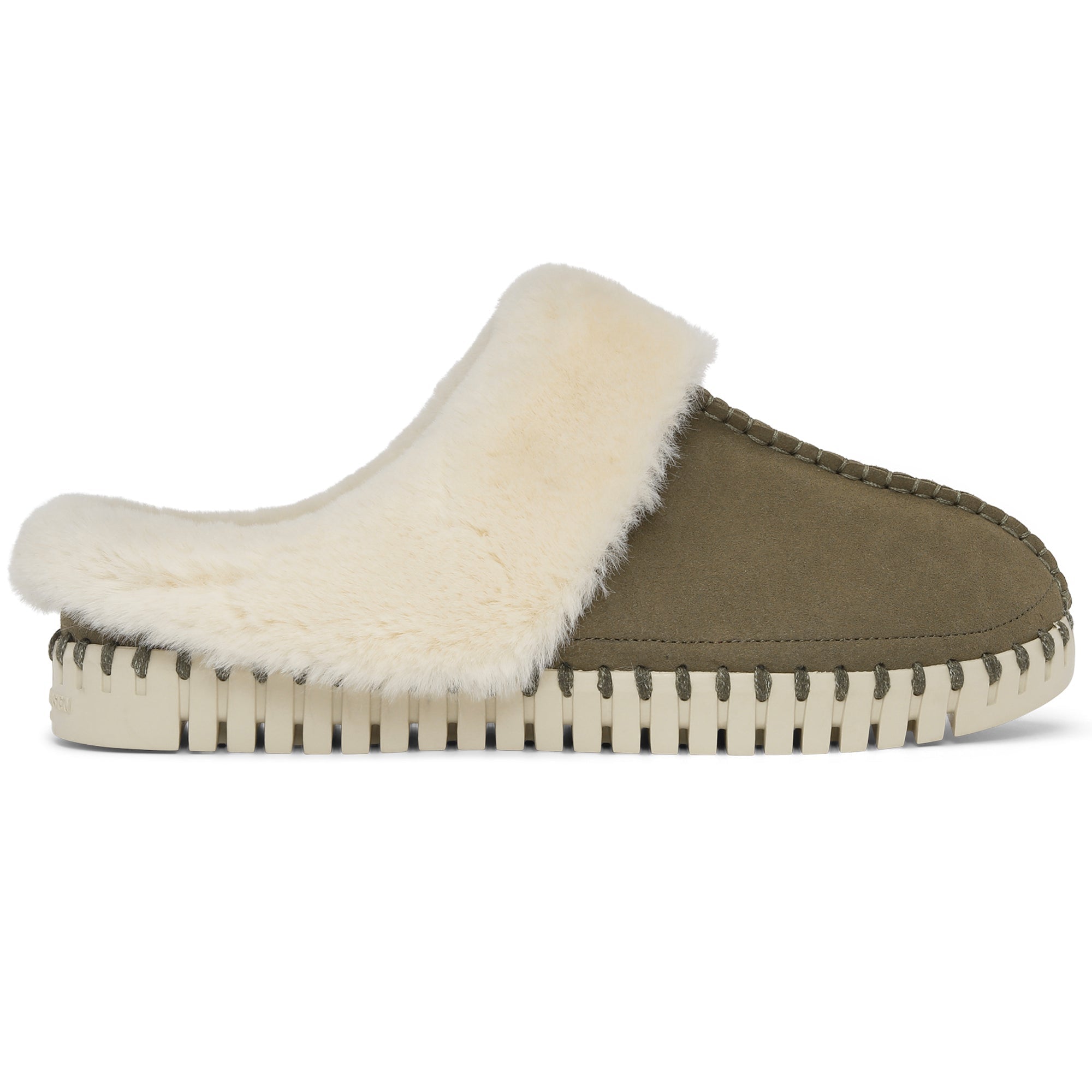 Pantoffels TULIP3871 | Deep Olive | Home Shoes | Ilse Jacobsen