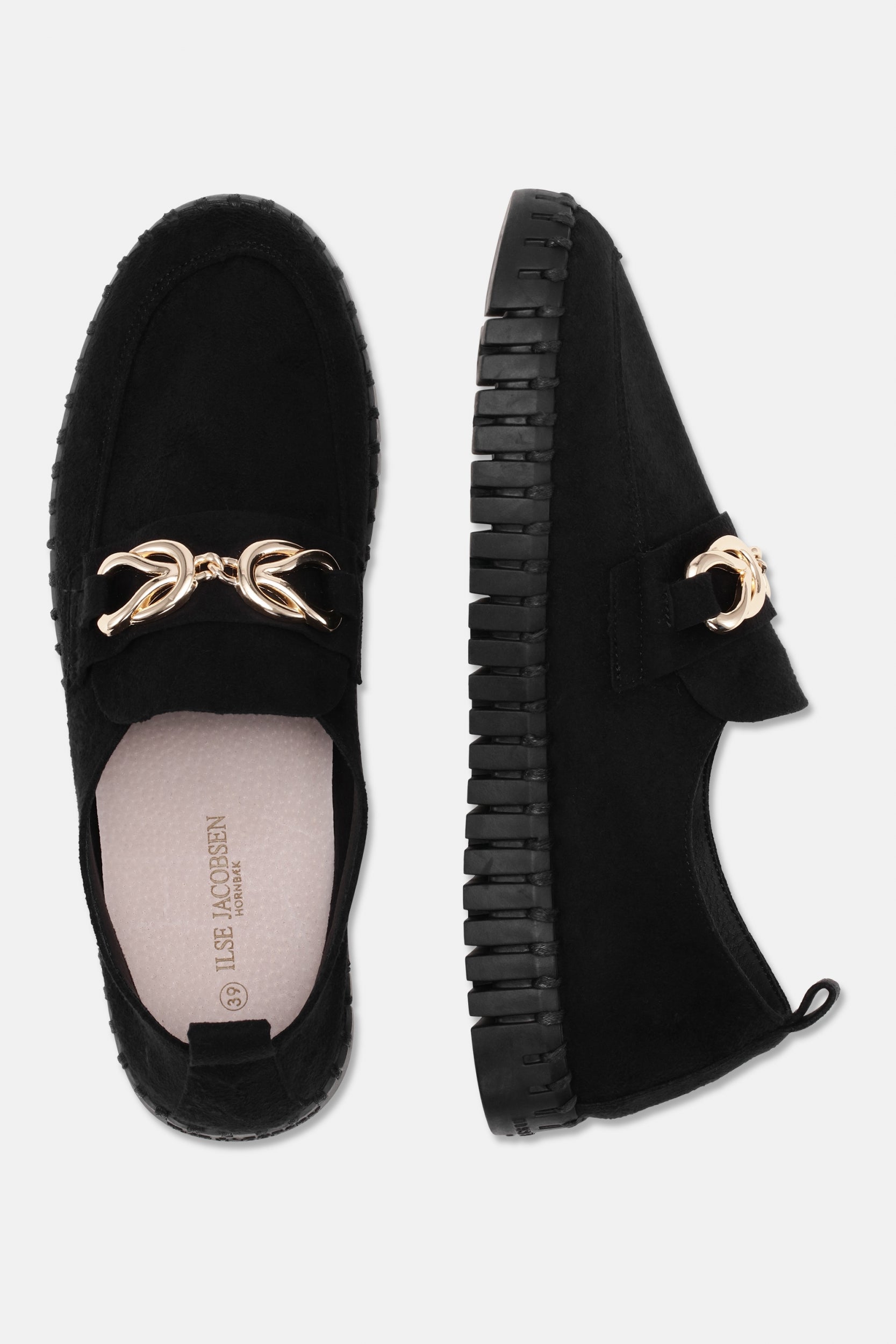 Loafers TULIP3976 | Black Black | Shoes | Ilse Jacobsen
