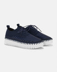 Sneakers TULIP4094 | Dark Indigo White | Shoes | Ilse Jacobsen