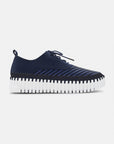 Sneakers TULIP4094 | Dark Indigo White | Shoes | Ilse Jacobsen