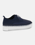 Sneakers TULIP4094 | Dark Indigo White | Shoes | Ilse Jacobsen