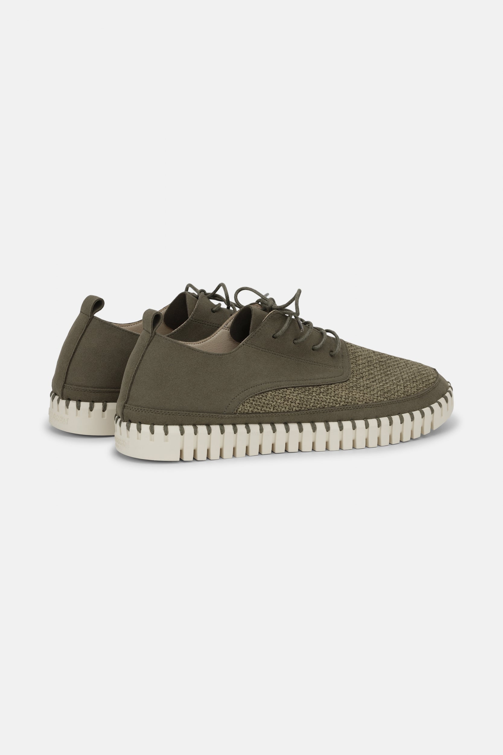 Sneakers TULIP4096 | Deep Olive Pearled Ivory | Shoes | Ilse Jacobsen