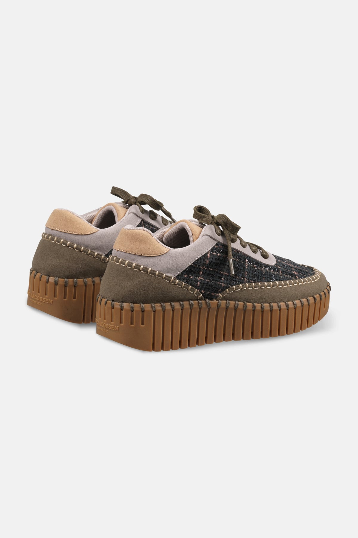 Tulip sneaker TULIP4500 | Deep Olive Mocca | Shoes | Ilse Jacobsen