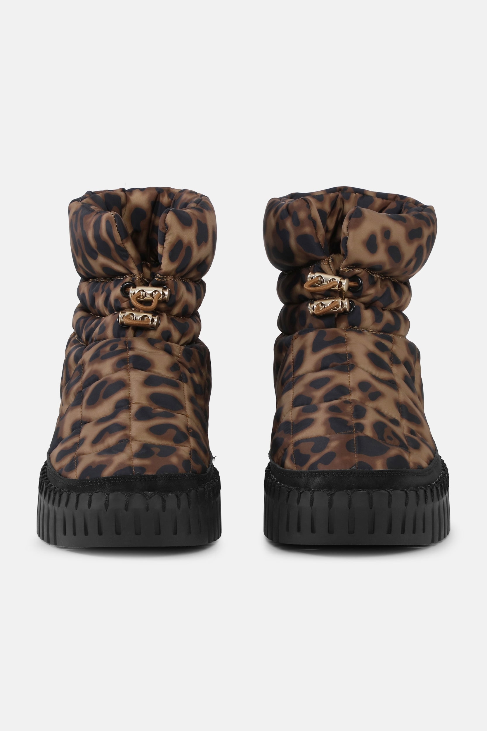 Tulip Gewatteerde Enkelboots TULIP6082 | Brown Panthera Print Black | Shoes | Ilse Jacobsen