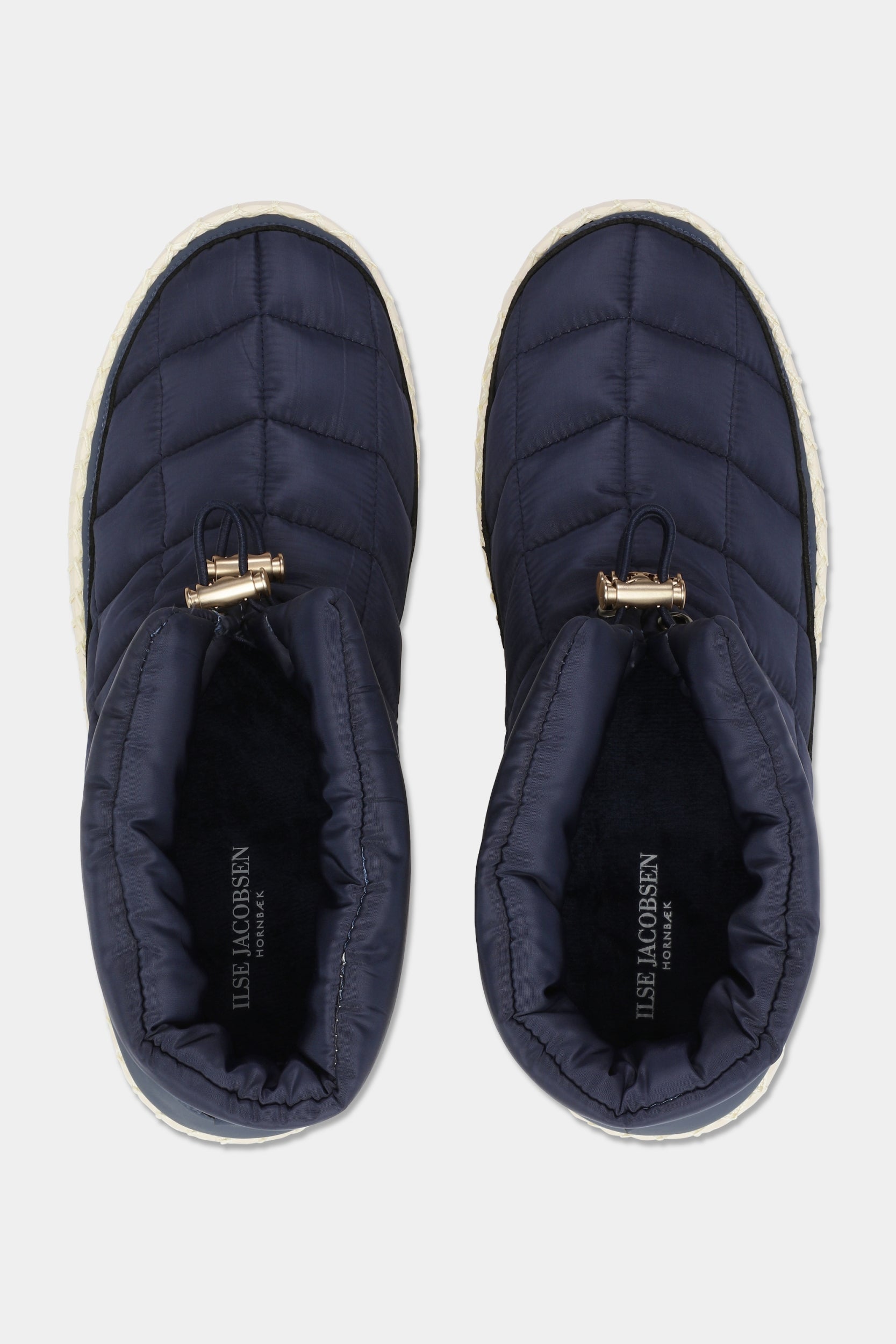 Tulip Gewatteerde Enkelboots TULIP6082 | Dark Indigo Pearled Ivory | Shoes | Ilse Jacobsen