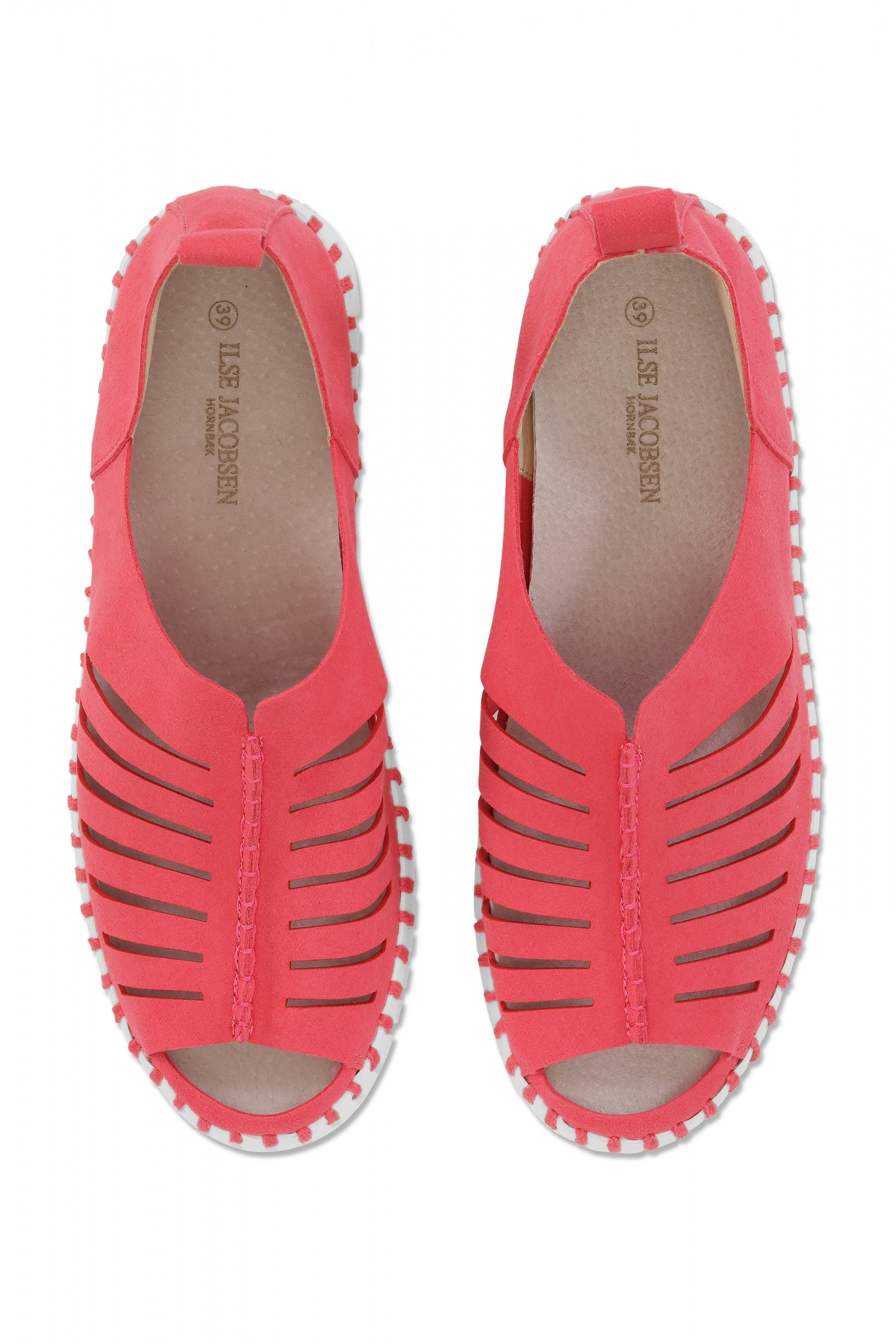 Instapsandalen TULIP9376W witte zool | Viva Magenta | Shoes | Ilse Jacobsen