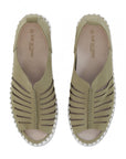 Instapsandalen TULIP9376W witte zool - 410 Army | Army | Shoes | Ilse Jacobsen