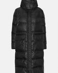 Lange Donzen Winterjas WALK11 | Black | Coat | Ilse Jacobsen