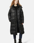 Lange Donzen Winterjas WALK11 | Black | Coat | Ilse Jacobsen