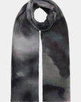 Moss Print Sjaal WOOCA03 - 005 Moss Print | Offwhite | Scarf | Ilse Jacobsen