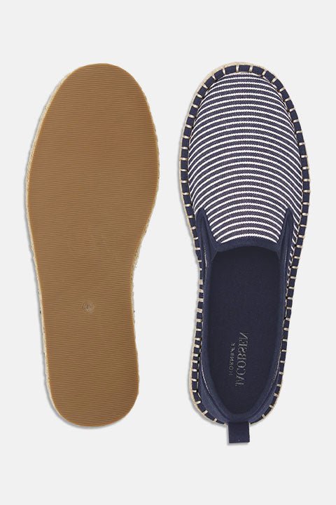 Canvas Espadrille voor Heren CANVASMEN02 | Black Wheat | Shoes | Ilse Jacobsen