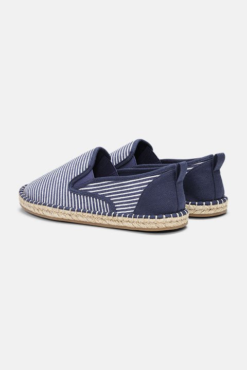 Canvas Espadrille voor Heren CANVASMEN02 | Dark Indigo Wheat | Shoes | Ilse Jacobsen