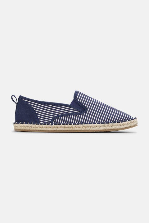 Canvas Espadrille voor Heren CANVASMEN02 | Dark Indigo Wheat | Shoes | Ilse Jacobsen