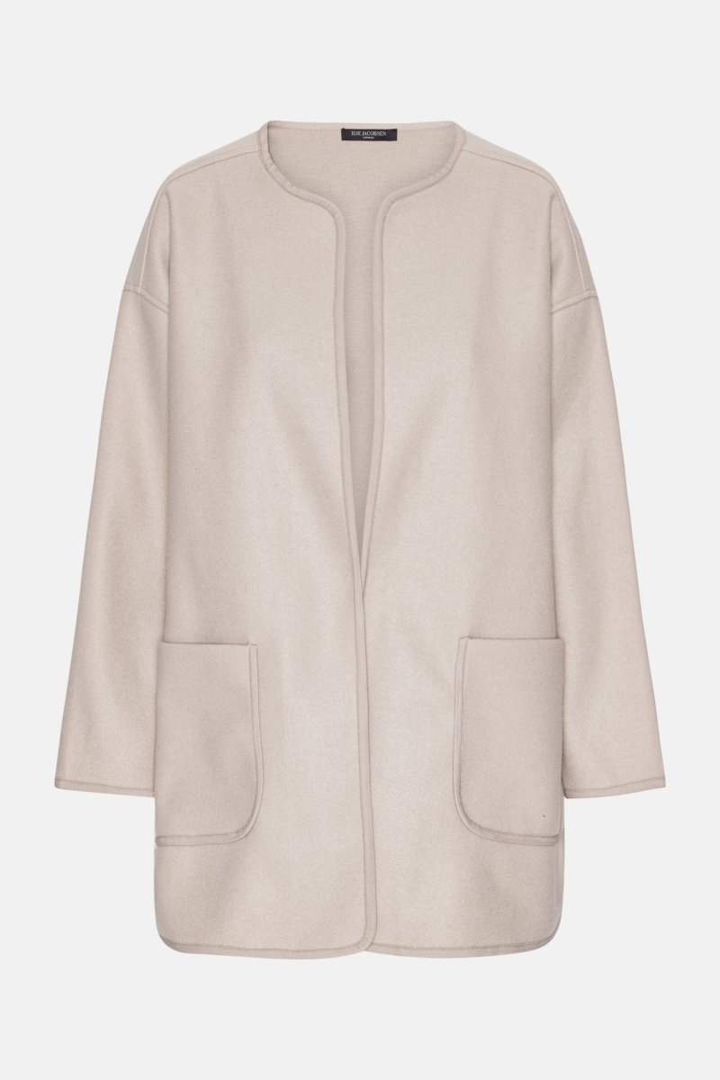 Casual Jacket FELTTIO02 | White Pepper | Jacket | Ilse Jacobsen