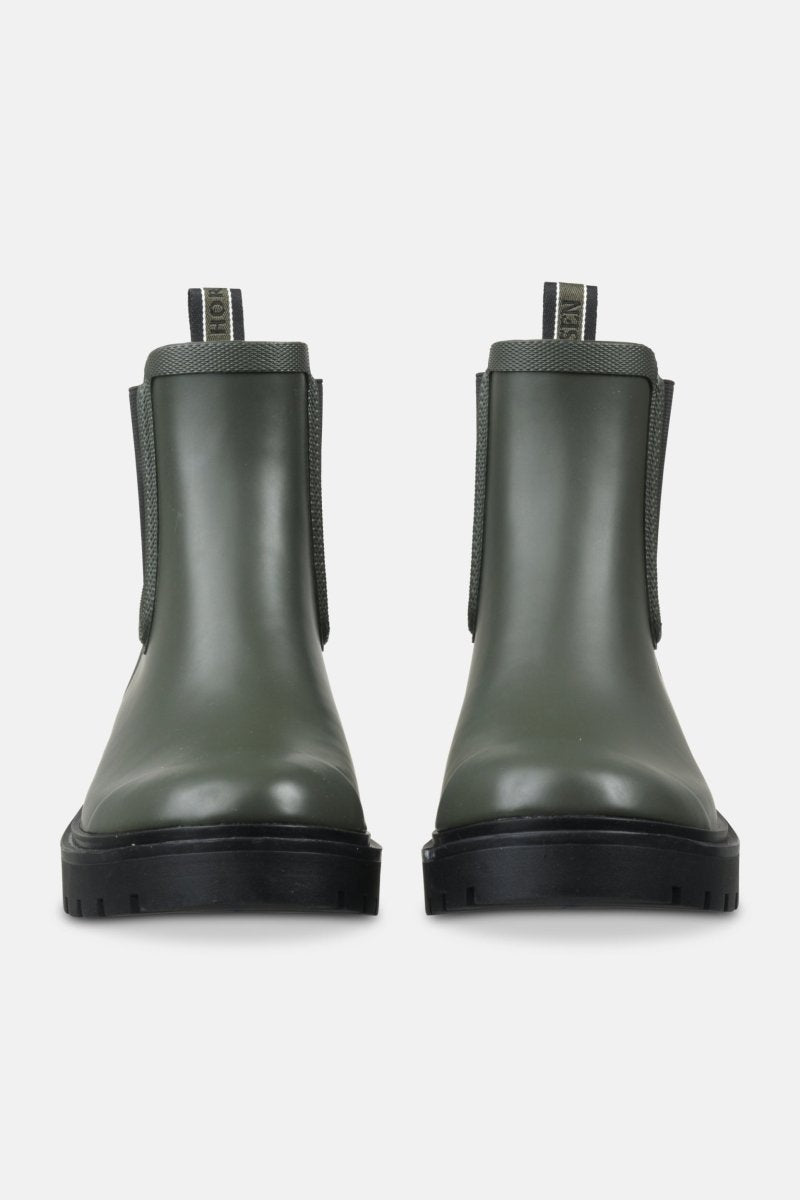 Chelsea regenlaarzen RUBSTEP02 | Army Black | Shoes | Ilse Jacobsen