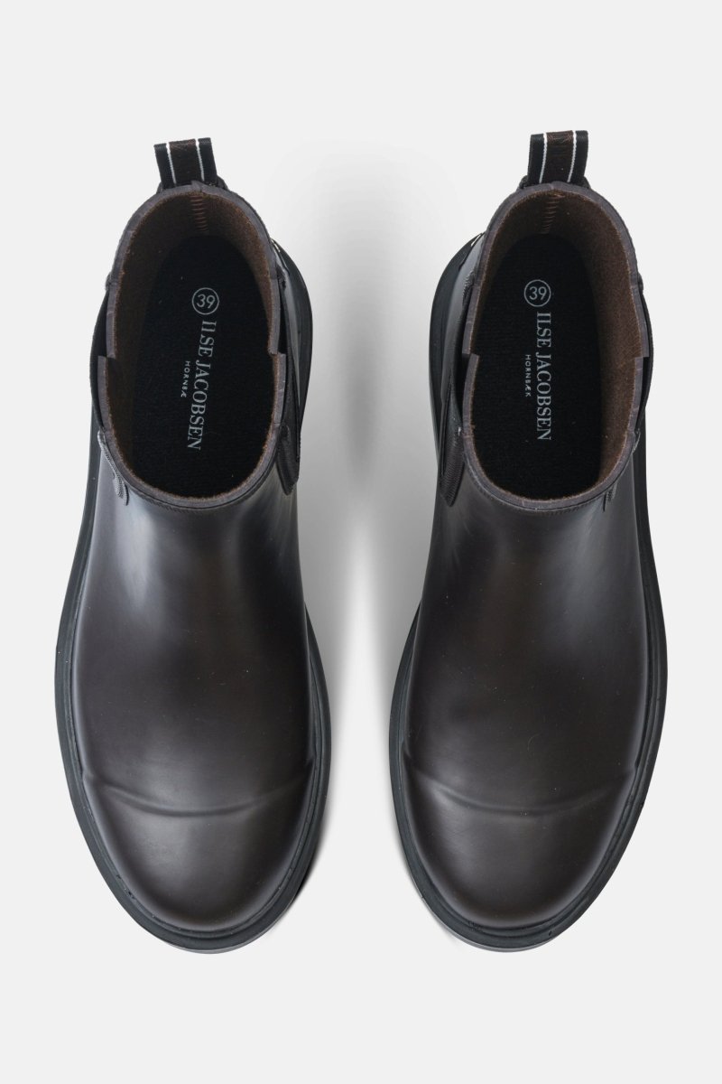 Chelsea regenlaarzen RUBSTEP02 | Brown Black | Shoes | Ilse Jacobsen