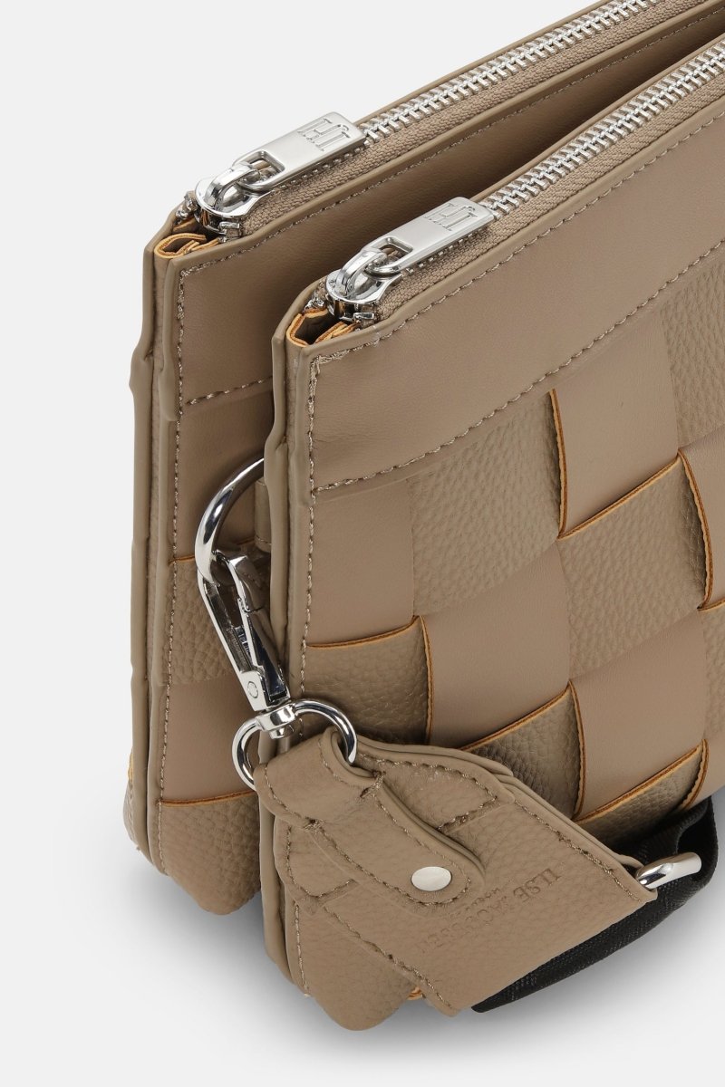 Gevlochten Crossbody CHIP02 | Greige | Bag | Ilse Jacobsen