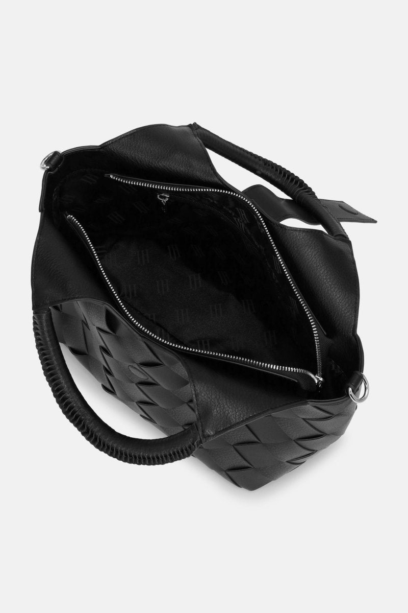 Gevlochten Handtas CHIP14 | Black | Accessories | Ilse Jacobsen