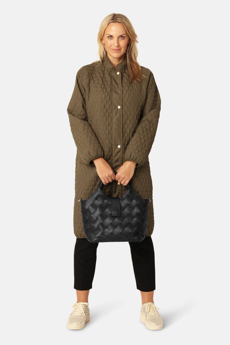 Gevlochten Handtas CHIP14 | Black | Accessories | Ilse Jacobsen