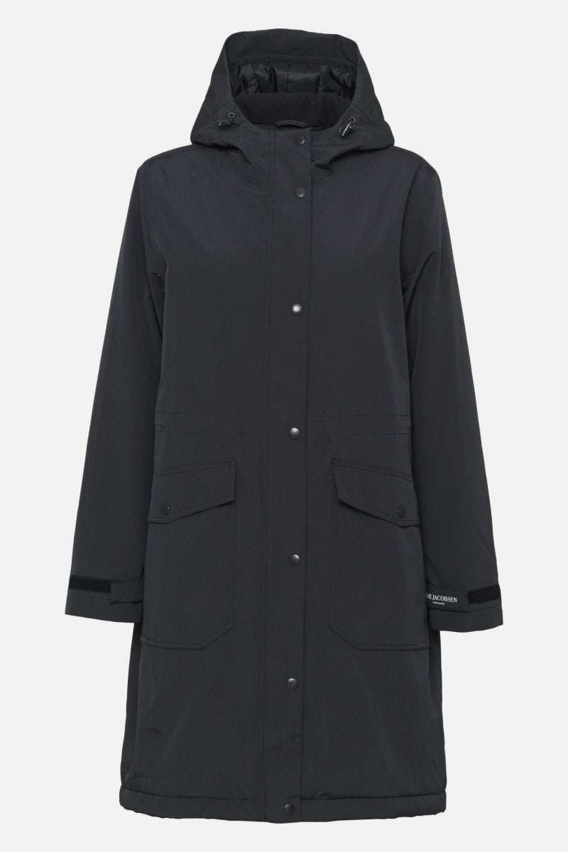 Gevoerde regenparka DASHRAIN01 | Black | Jacket | Ilse Jacobsen
