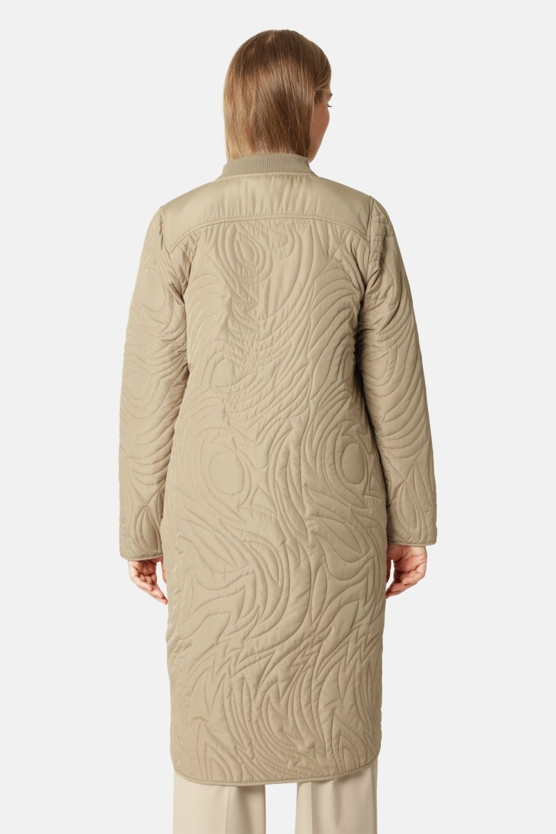 Gewatteerd Jack DUNE06 | Greige | Coat | Ilse Jacobsen