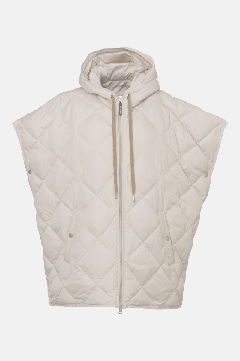 Gewatteerde cape PEPPY12 | Silver Grey - Ilse Jacobsen