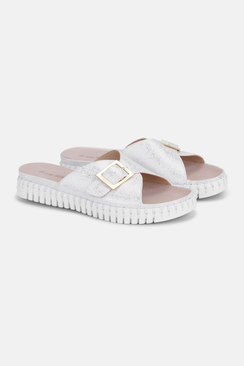 Instapsandalen TULIP1035 | White White | Sandals | Ilse Jacobsen