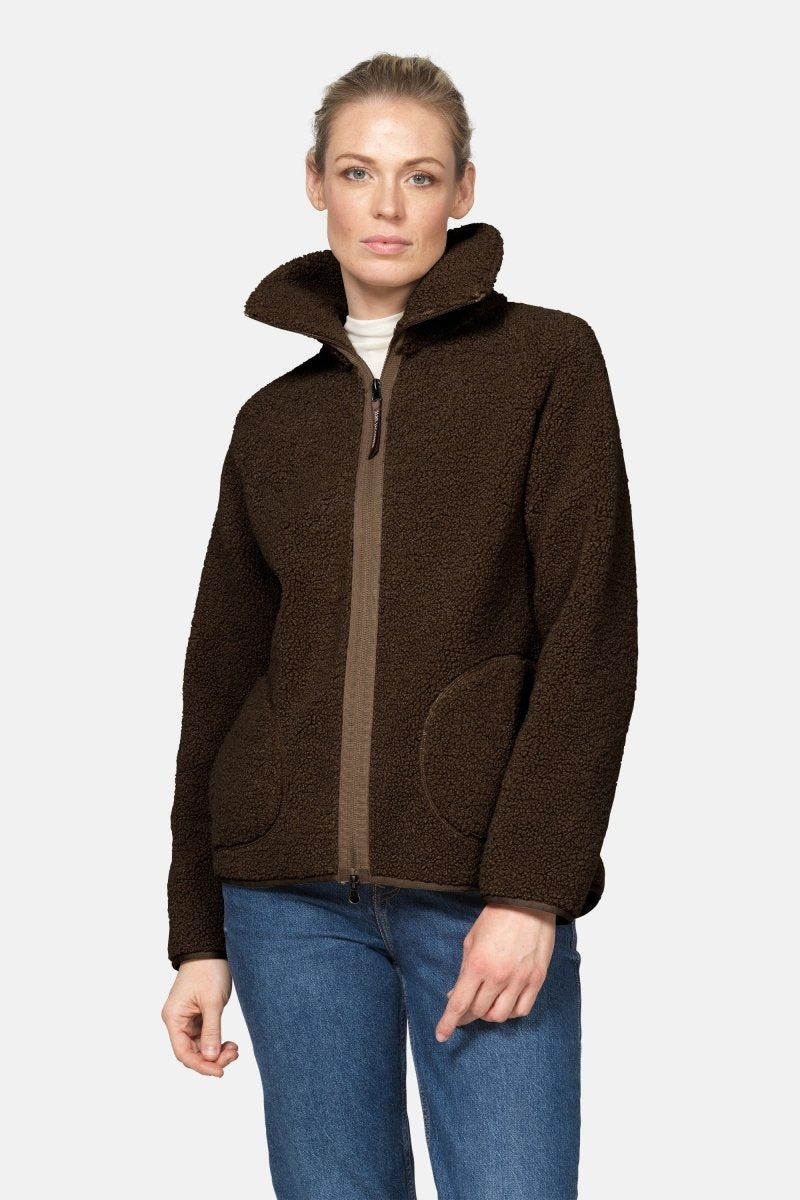 Kort teddyjack BONDEDPILE01 | Chocolate Torte | Jacket | Ilse Jacobsen