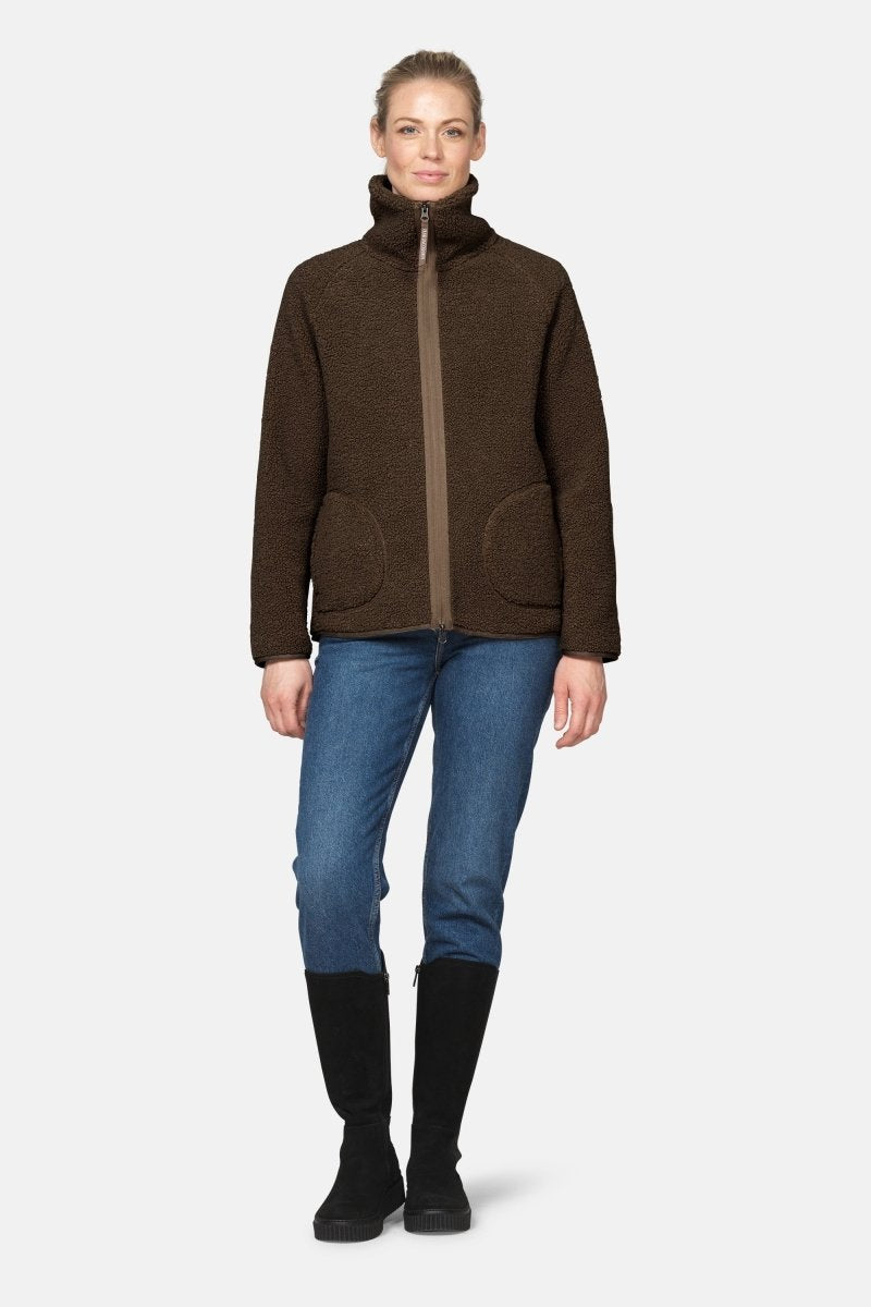Kort teddyjack BONDEDPILE01 | Chocolate Torte | Jacket | Ilse Jacobsen