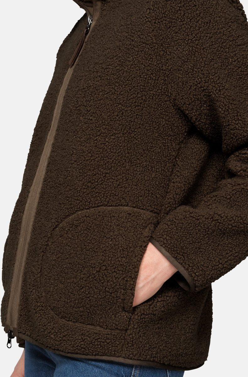 Kort teddyjack BONDEDPILE01 | Chocolate Torte | Jacket | Ilse Jacobsen