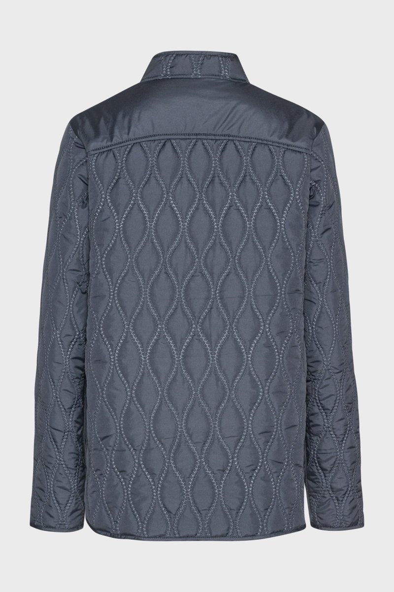 Korte Gewatteerde Jas AROS06 | Ombre Blue | Jacket | Ilse Jacobsen