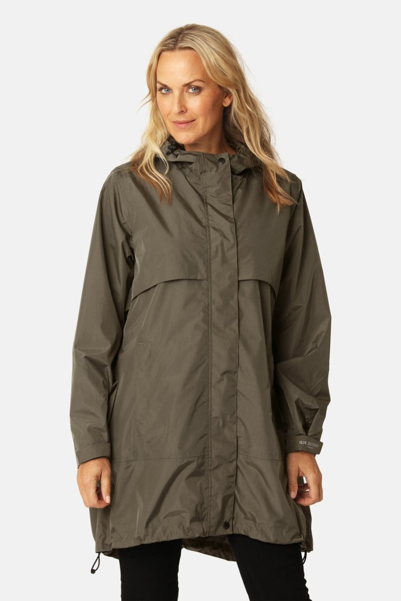 Korte Regenjas CITYRAIN03 | Tarmac | Raincoat | Ilse Jacobsen