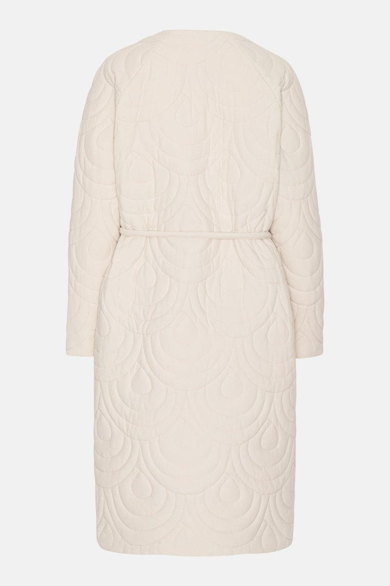 Lang Gewatteerde Jas BLOSSOM01 | Kit | Jacket | Ilse Jacobsen