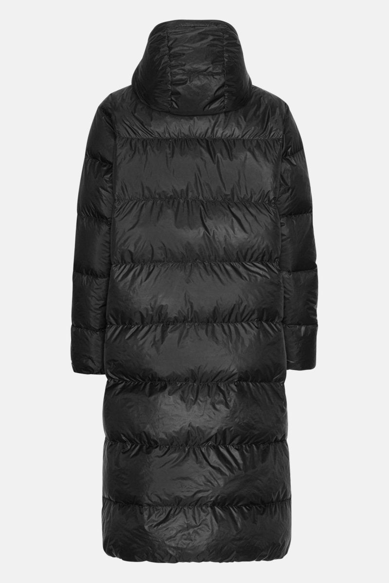 Lange Donzen Winterjas WALK11 | Black | Coat | Ilse Jacobsen