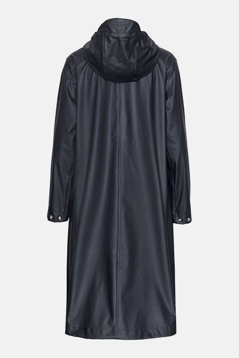 Lange regenjas RAIN232FR | Dark Indigo | Raincoat | Ilse Jacobsen