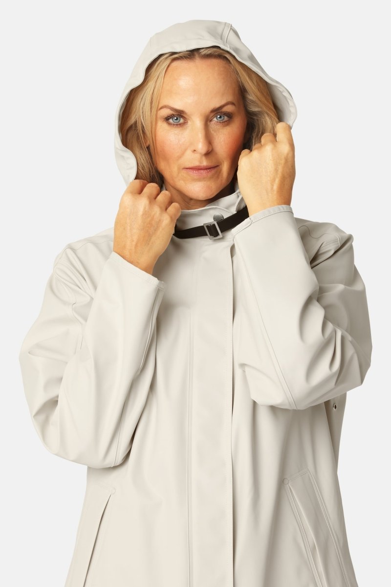 Regenjas RAIN151 | Milk Creme | Raincoat | Ilse Jacobsen